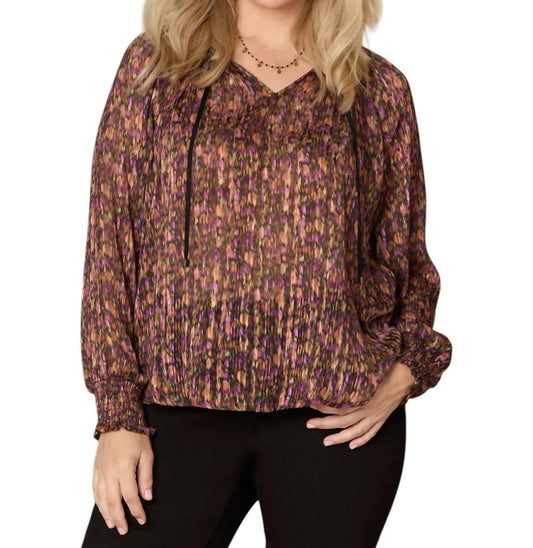 Democracy - Woven Floral Top - PLUS