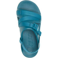 Chaco Kids Chillos Sport Sandals in ocean blue - kids' sandal - detail view