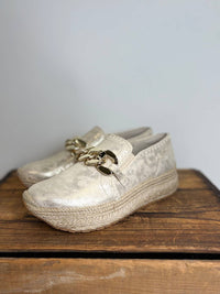 Dolce Vita Women's Jhenee Espadrille in light gold - women's shoe