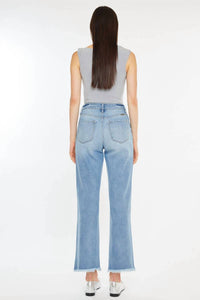 Kancan - High Rise Slim Wide Leg Jeans