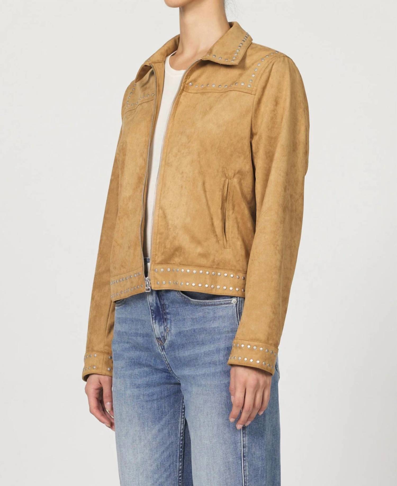 Dear John Denim - Exene Zipper Front Collared Jacket