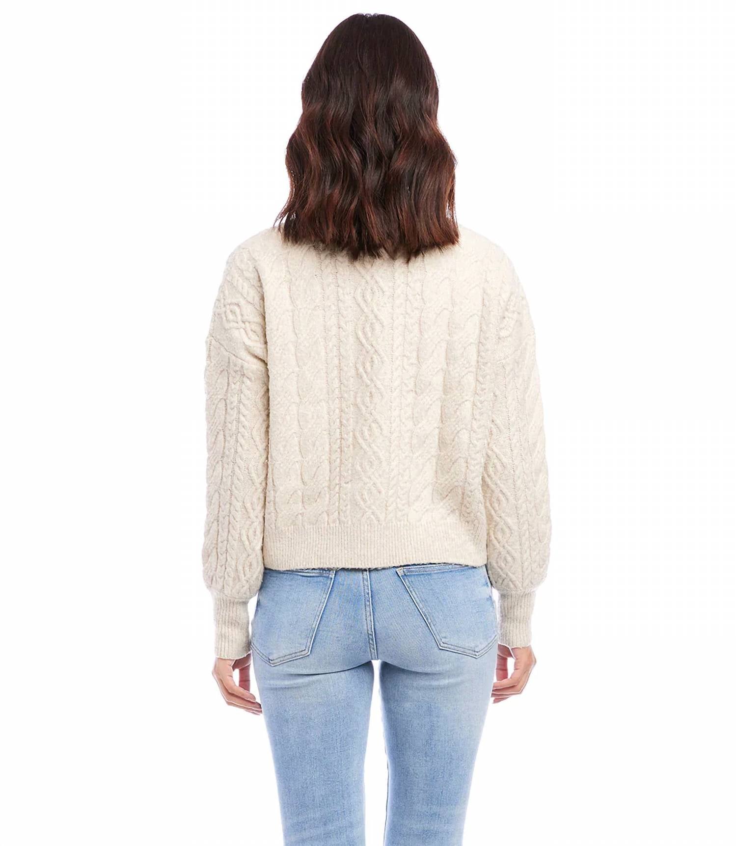 Karen Kane - Shaya Cable Knit Cardigan