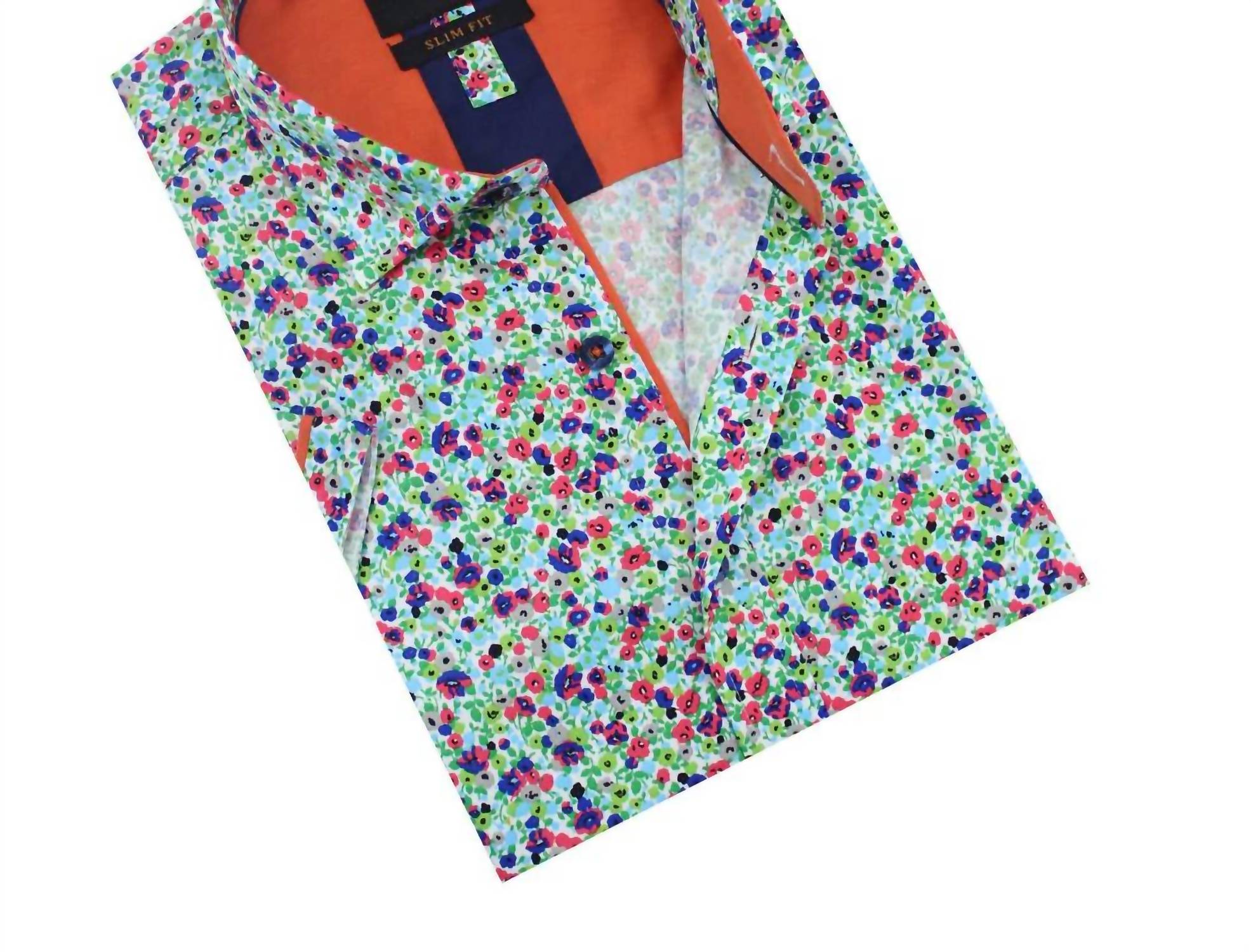 Eight X - Men's Spring Melody Floral Short Sleeve Shirt