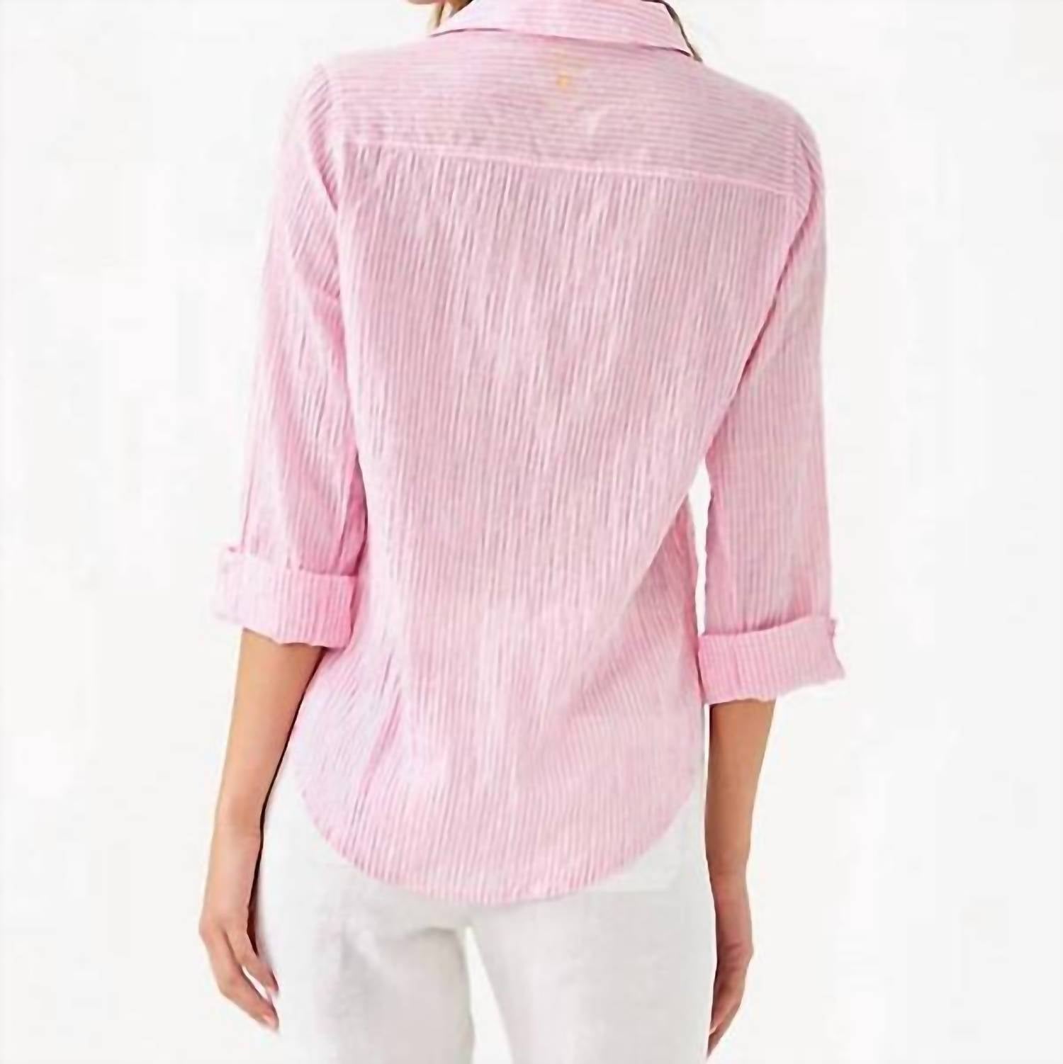 Lilly Pulitzer - SeaView Button Down Top