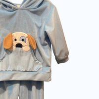 Florence Eiseman - Boy's Hoodie With Puppy And Pants