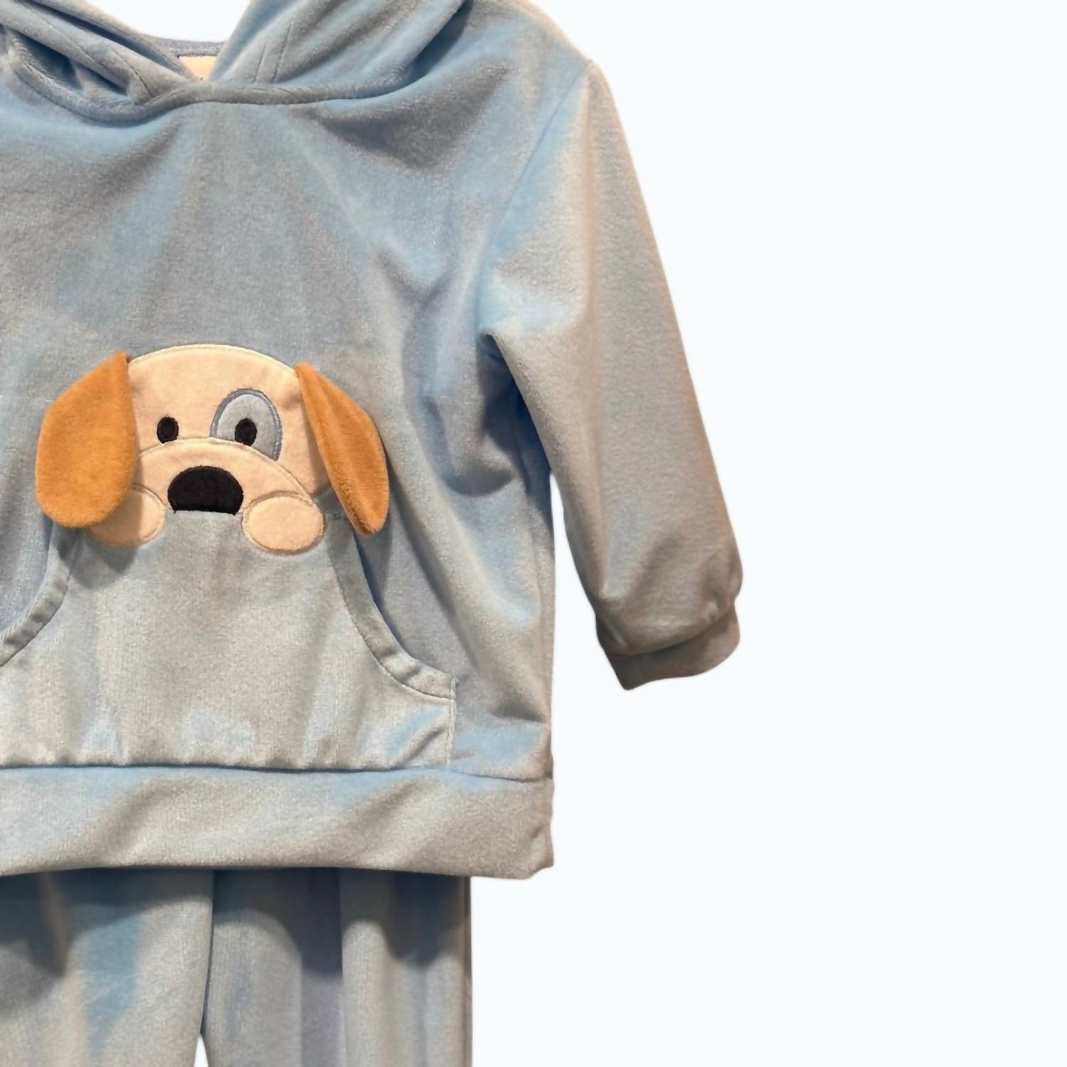 Florence Eiseman - Boy's Hoodie With Puppy And Pants