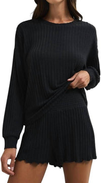 Z Supply - Daydream Rib Long Sleeve Top