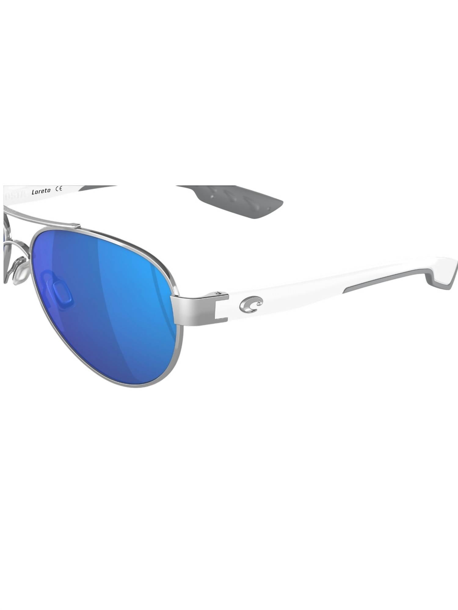 Costa Del Mar Women's Loreto Sunglasses in palladium gray blue mirro - women's accessory - alternate view