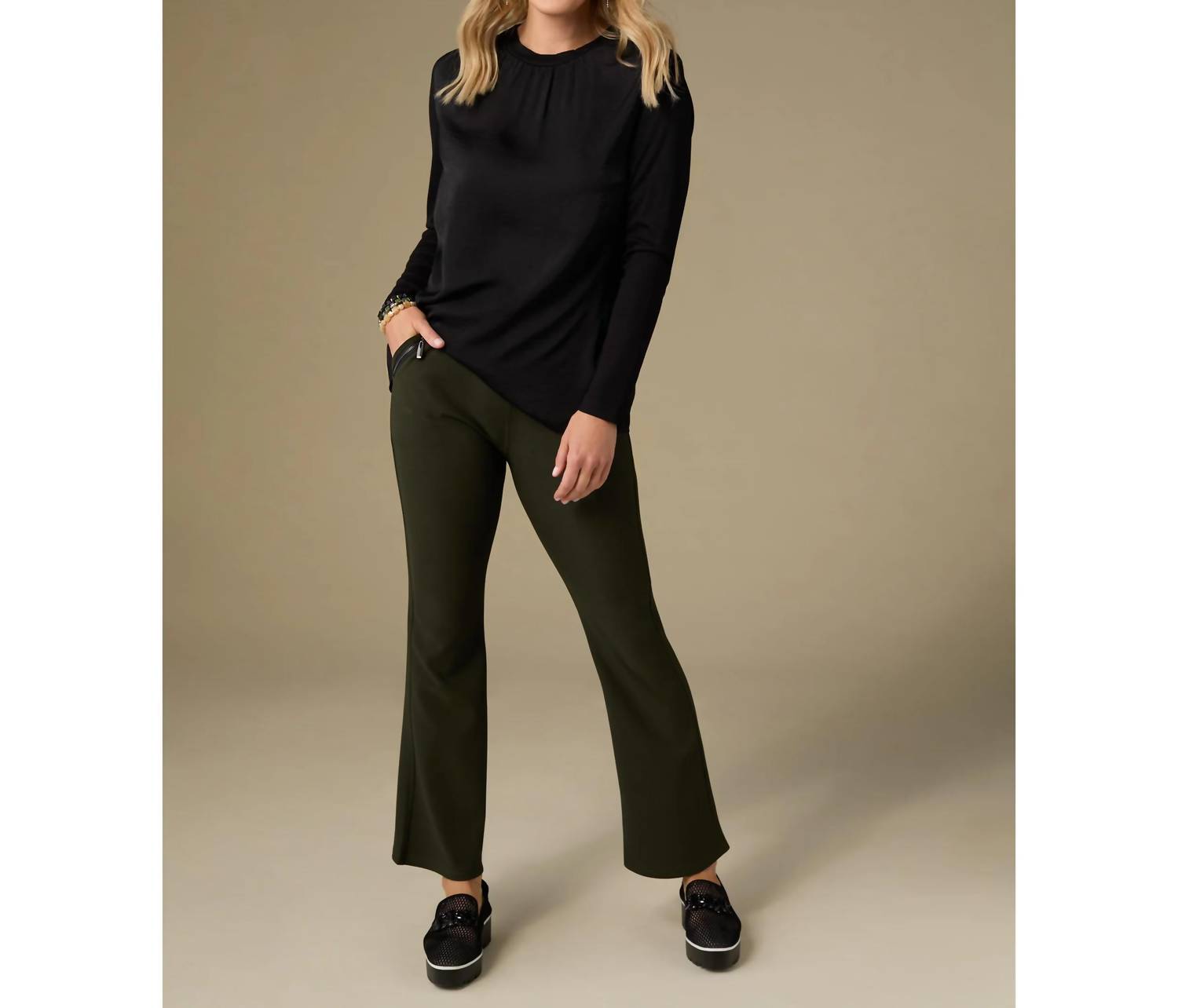 Coco + Carmen - Dylane Long Sleeve Baby Mock Neck Top