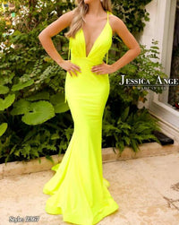 Jessica Angel - Women's V Neck Long Dress