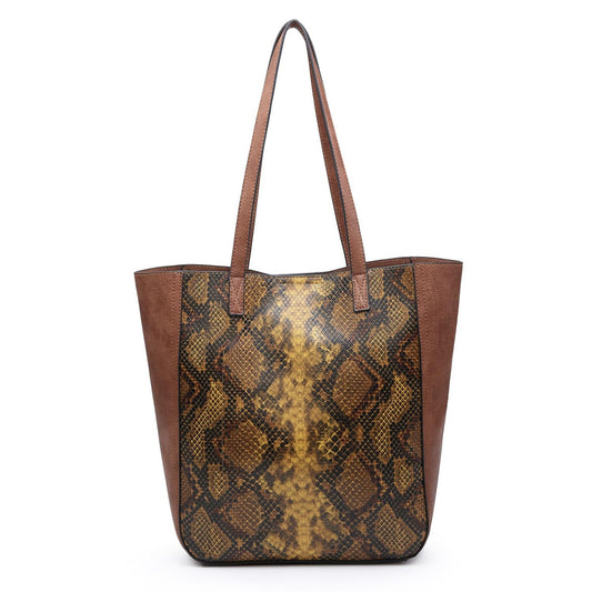 Jen & Co. - Women's Animal Print Bag In A Bag Tote