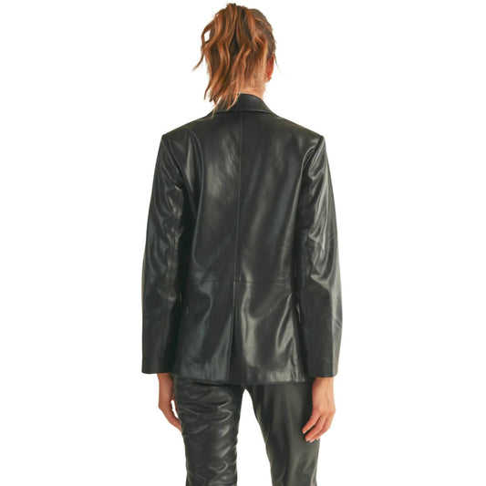 Reset By Jane - Bella Blazer Leather Jacket