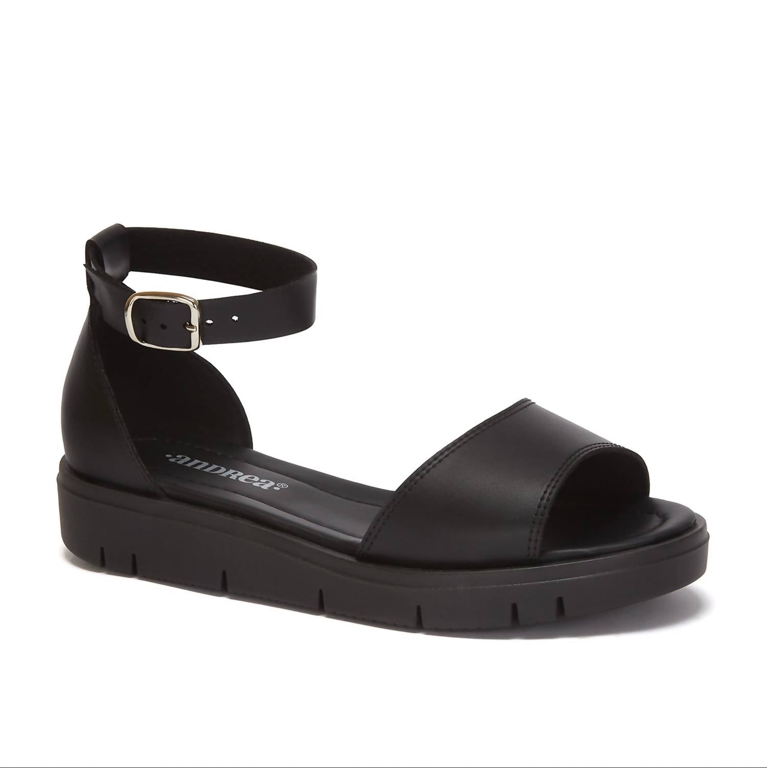 Andrea - Women's Ankle Strap With A Buckle Sandal