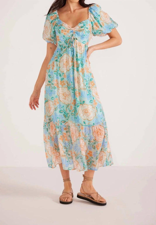 Minkpink - Evelyn Puff Sleeve Midi Dress