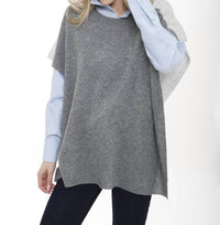 Incashmere - Colored Block Poncho