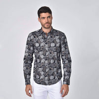 Eight X - Moroccan Tapestry Paisley Button Down Shirt