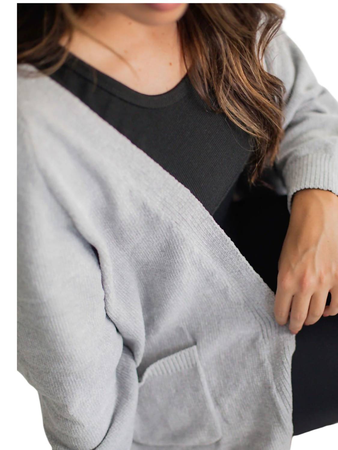 Falcon Park - Ophelia Open Front Cardigan