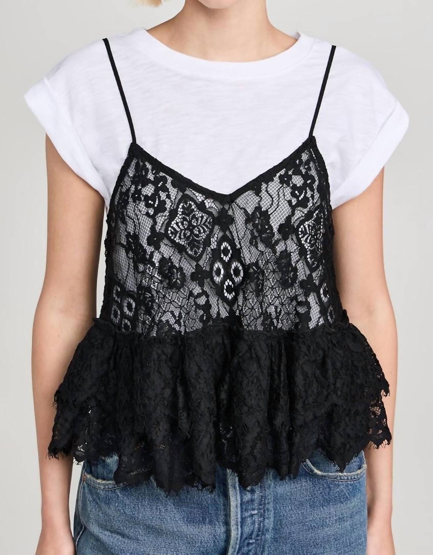 Cinq A Sept - Lace Samantha Top