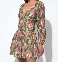 Adelyn Rae - Coralie Drop Waist Floral Mini Dress