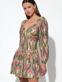 Adelyn Rae - Coralie Drop Waist Floral Mini Dress