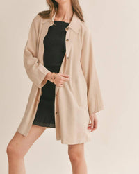 Sage The Label - Relaxed Raglan Half Coat