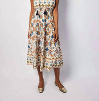 Sail To Sable - Smocked Waist Midi Dress