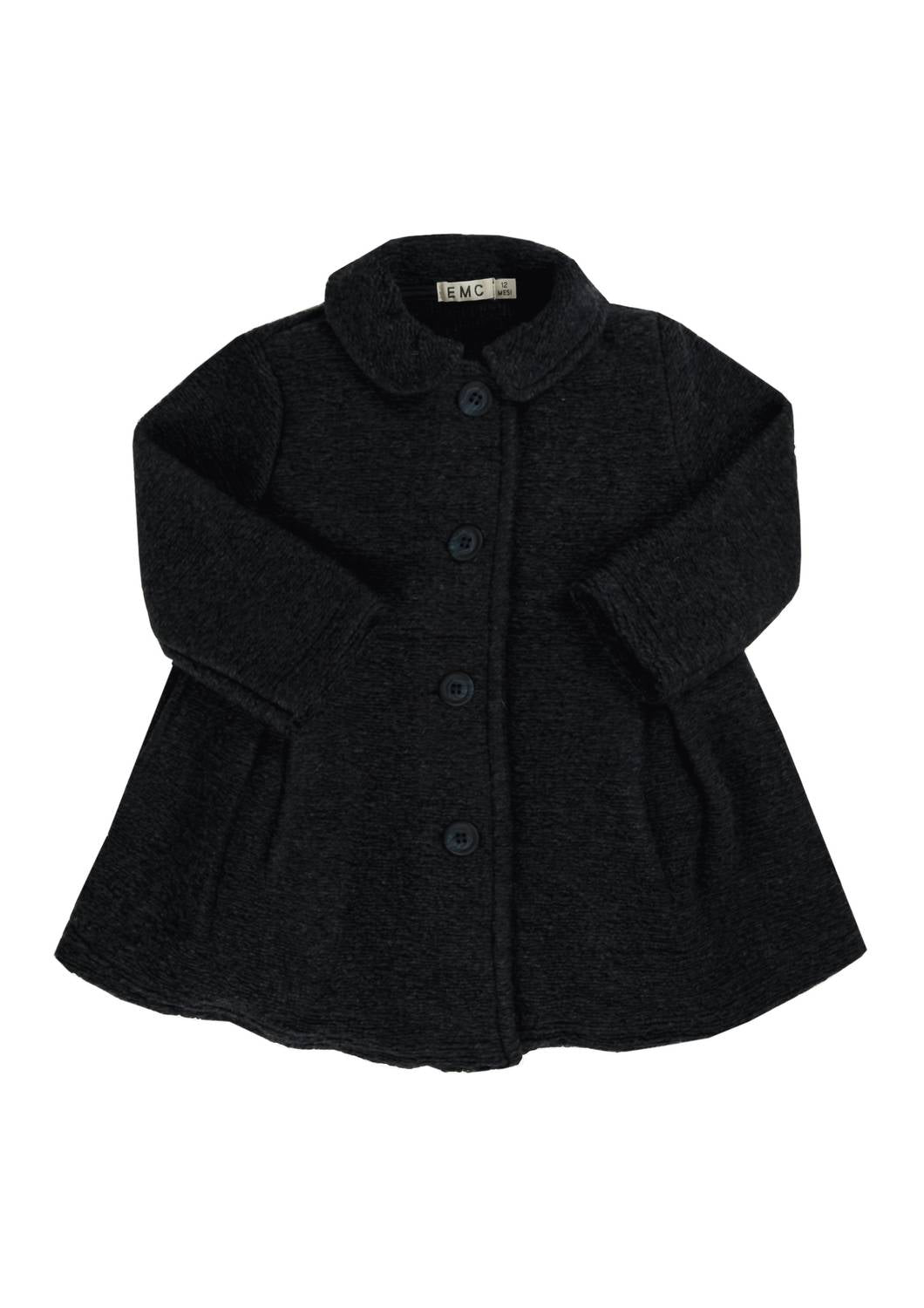 Emc - Kid's Peter Pan Collar Coat