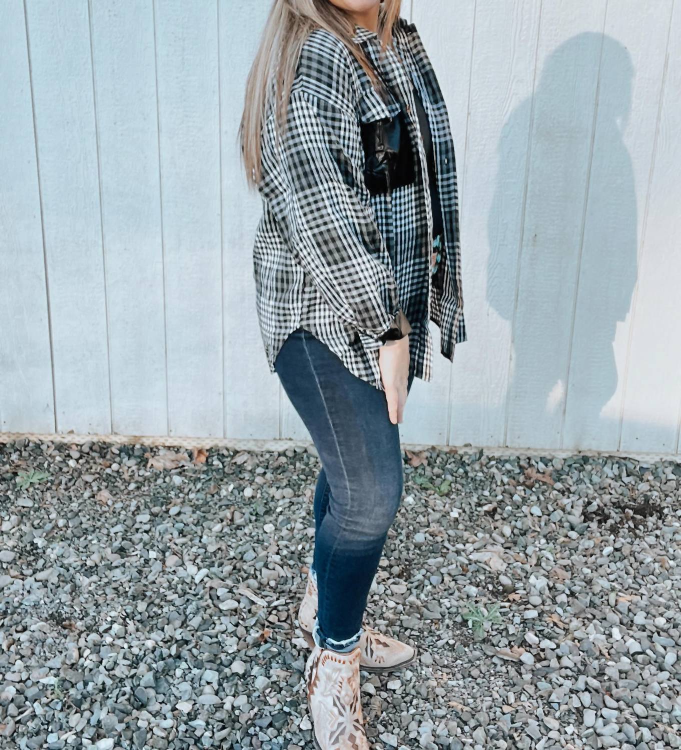 Blue Buttercup - Oversized Medford Top