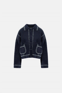 Essentiel Antwerp - Women's Ihoops With Bow Cardigan