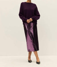 Elodie - Mari Sequin Midi Skirt