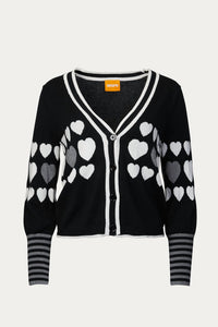SWEETHEART COTTON SILK-BLEND CARDIGAN