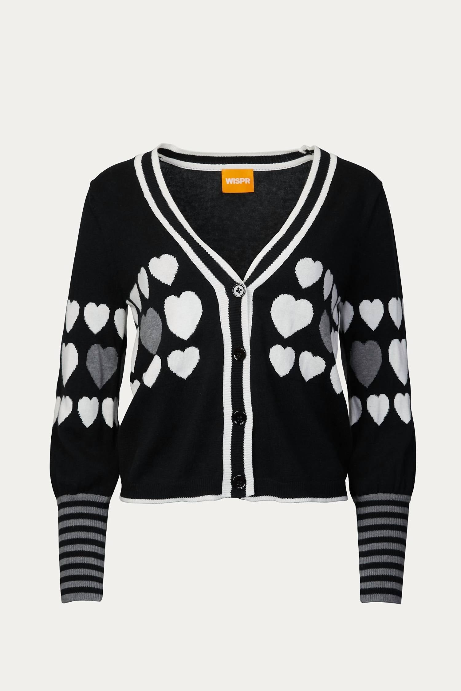 SWEETHEART COTTON SILK-BLEND CARDIGAN