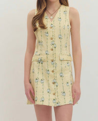 Entro - Sleeveless Floral Dress
