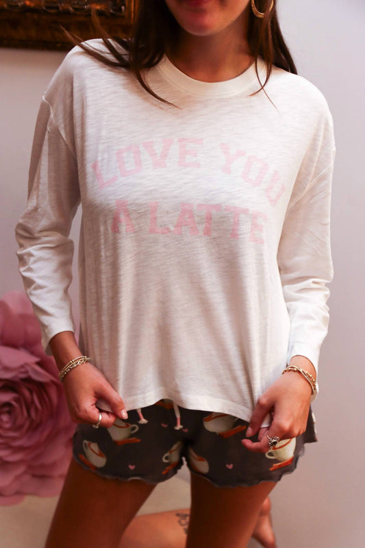 Pj Salvage - Love You A Latte Long Sleeve Top