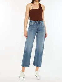 Kancan - Jordana High Rise True Straight Jeans