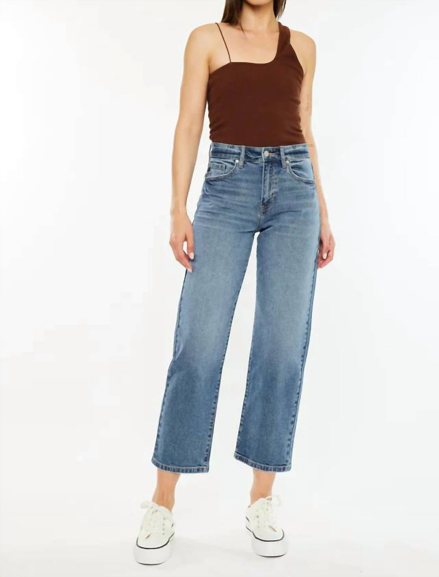 Kancan - Jordana High Rise True Straight Jeans