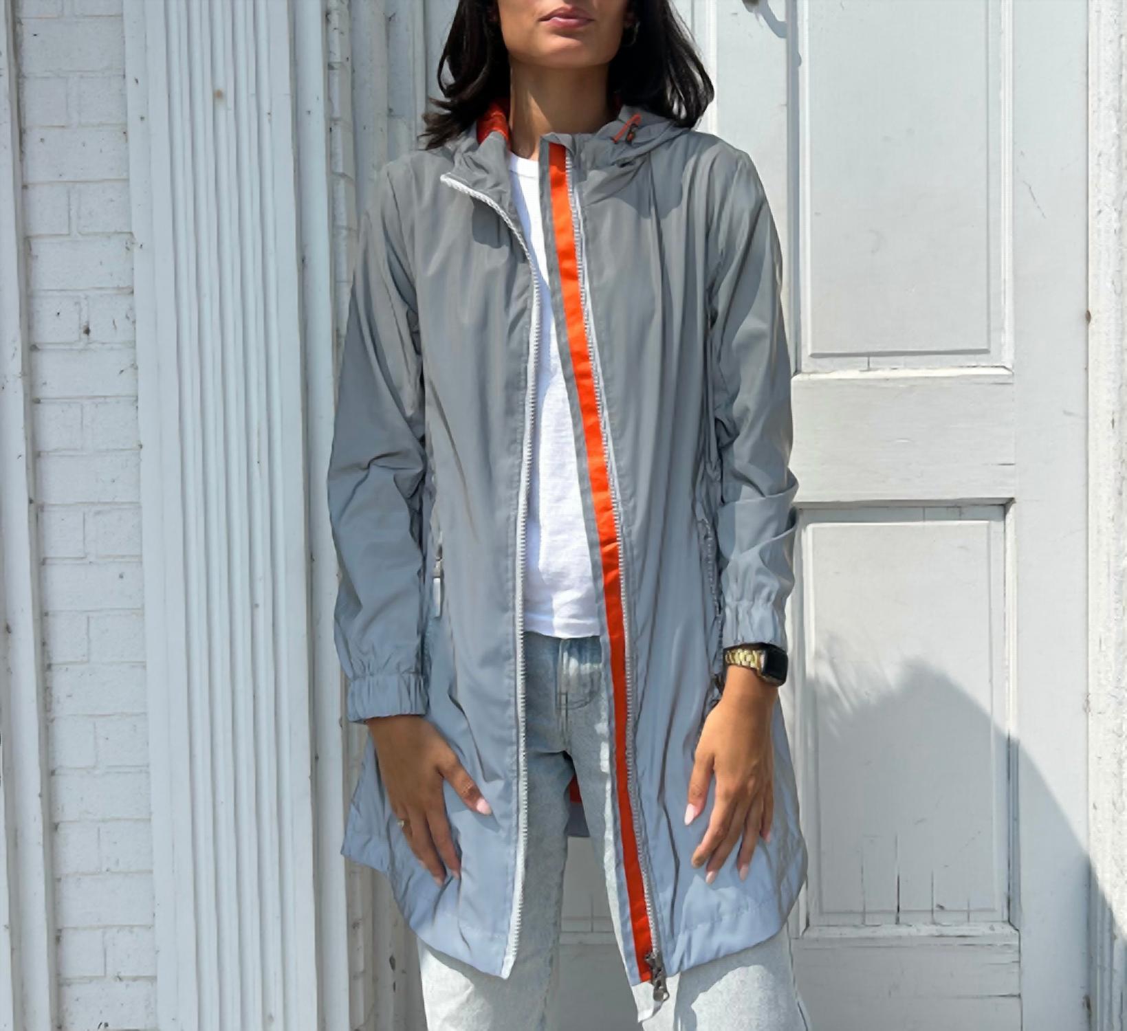 NIKKI JONES Lightweight Reflective Jacket in silver - women's jacket