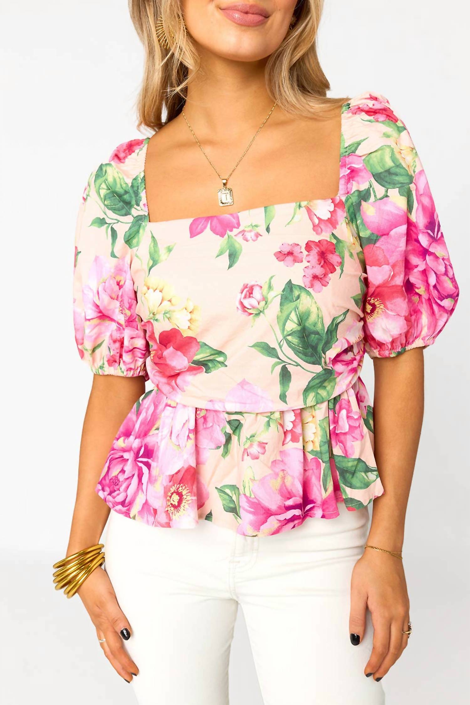 BUDDYLOVE Mirabelle Explorer Top in pink - women's blouse - view 4
