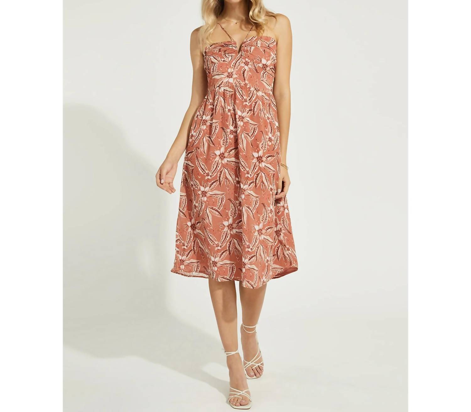 Gentle Fawn SYLVIA DRESS in cedar garden - women's dress
