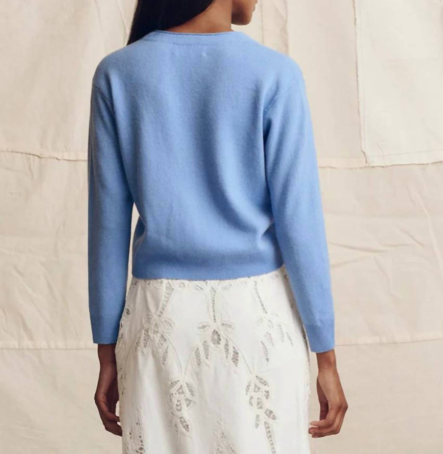 The Great. - Tiny V-neck Cardigan