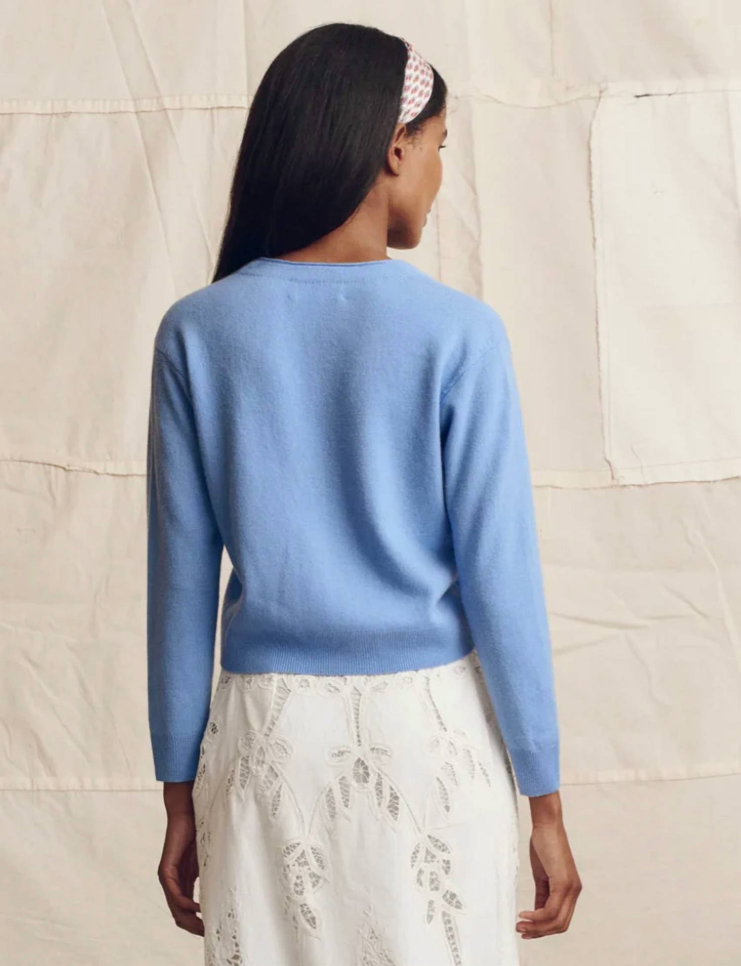 The Great. - Tiny V-neck Cardigan