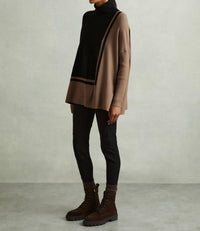 Reiss - Sophia Colorblock Roll Neck Sweater