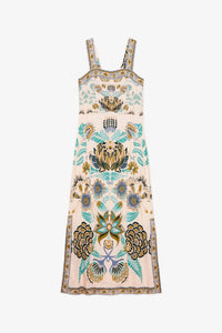 Nekane - Long Dress With Positional Printing