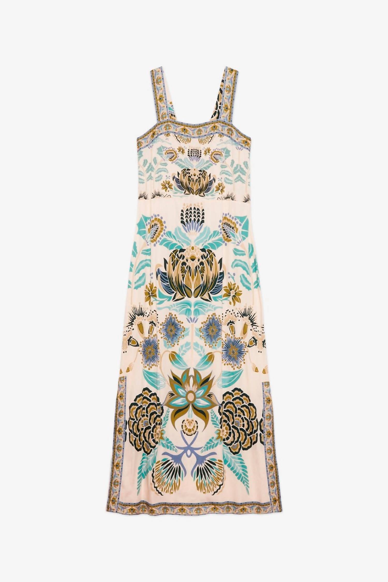 Nekane - Long Dress With Positional Printing