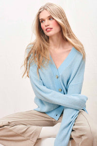 Jumper1234 - Lurex Birdseye Cardigan