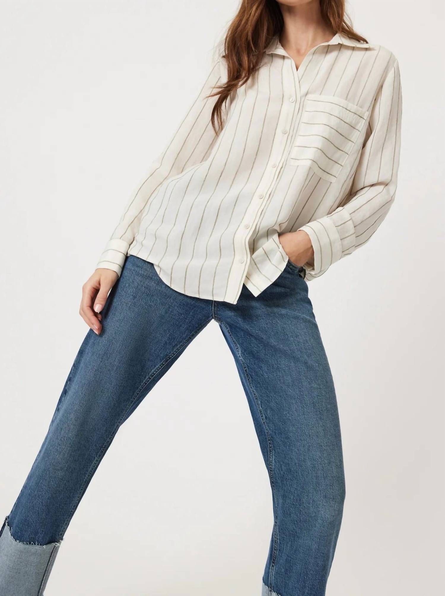 Mavi - Ginny Pocket Long Sleeve Button Down