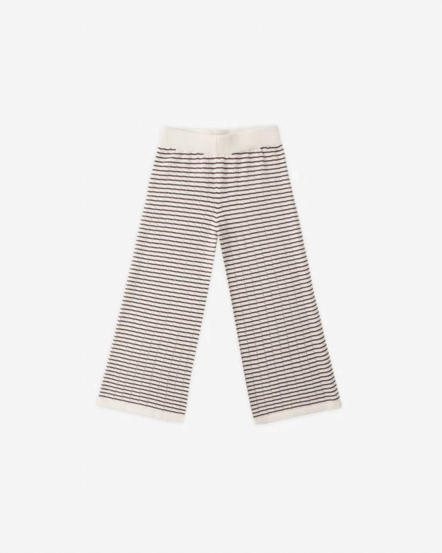 Rylee + Cru - Kid's Knit Wide Leg Pant