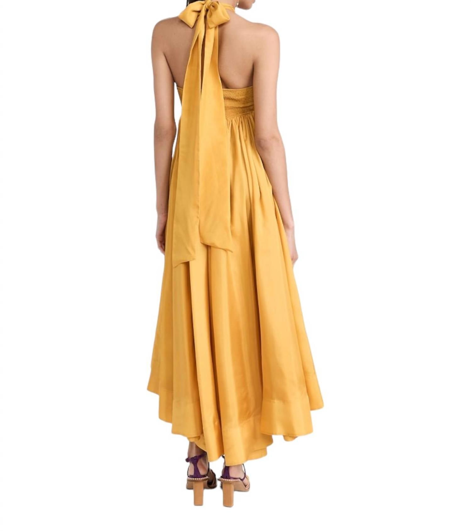 Zimmermann - Devi Halter Maxi Dress