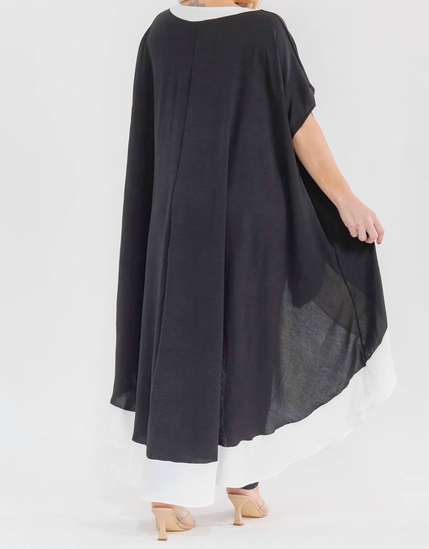 Karen T Design - Hilo Monochrome Tunic Top