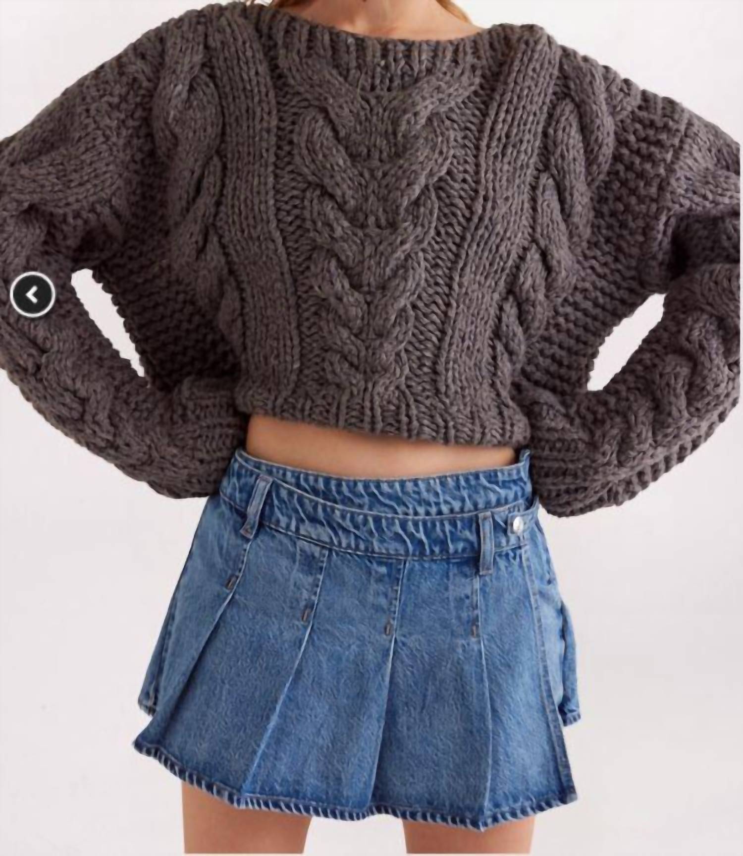 Free People STEPHIE DENIM SKORT in bella blue 1 - women's shorts
